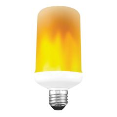 Ampoule DEL, effet flamme, blanc chaud, 2 W