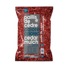 Paillis de cèdre, 56 l, 2 pi², rouge