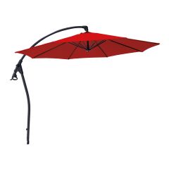 Parasol télescopique, rouge, 10'