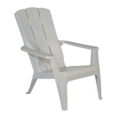 Chaise Adirondack Contour, gris