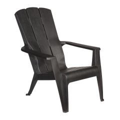 Chaise Adirondack Contour, noir