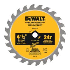 Lame de scie circulaire de 4 1/2" (115 mm), 24 dents au carbure