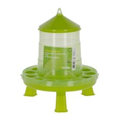 Poultry Plastic Feeder with Feet  - 8 kg (17.6 lb ) - Green