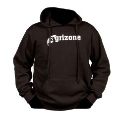 Unisex Agrizone Hoodie SweatShirt - Black - Size XX-small