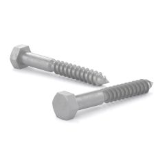 Hex Head Lag Screws - Hot-Dip Galvanized Steel - 1 1/2" - 50/Pkg