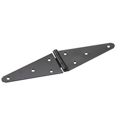 Heavy Duty Strap Hinge - Black - 6" - 2/Pkg