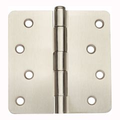 Door hinge - Satin nickel - 3" x 3" - 2/Pkg