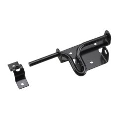 Gate latch slide-action