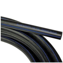 Poly Pipe - Blue Stripe - 1/2" x 100'