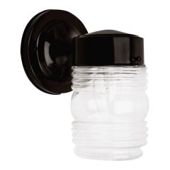 Outdoor Wall Light - 3.5" x 6" x 6" - Black