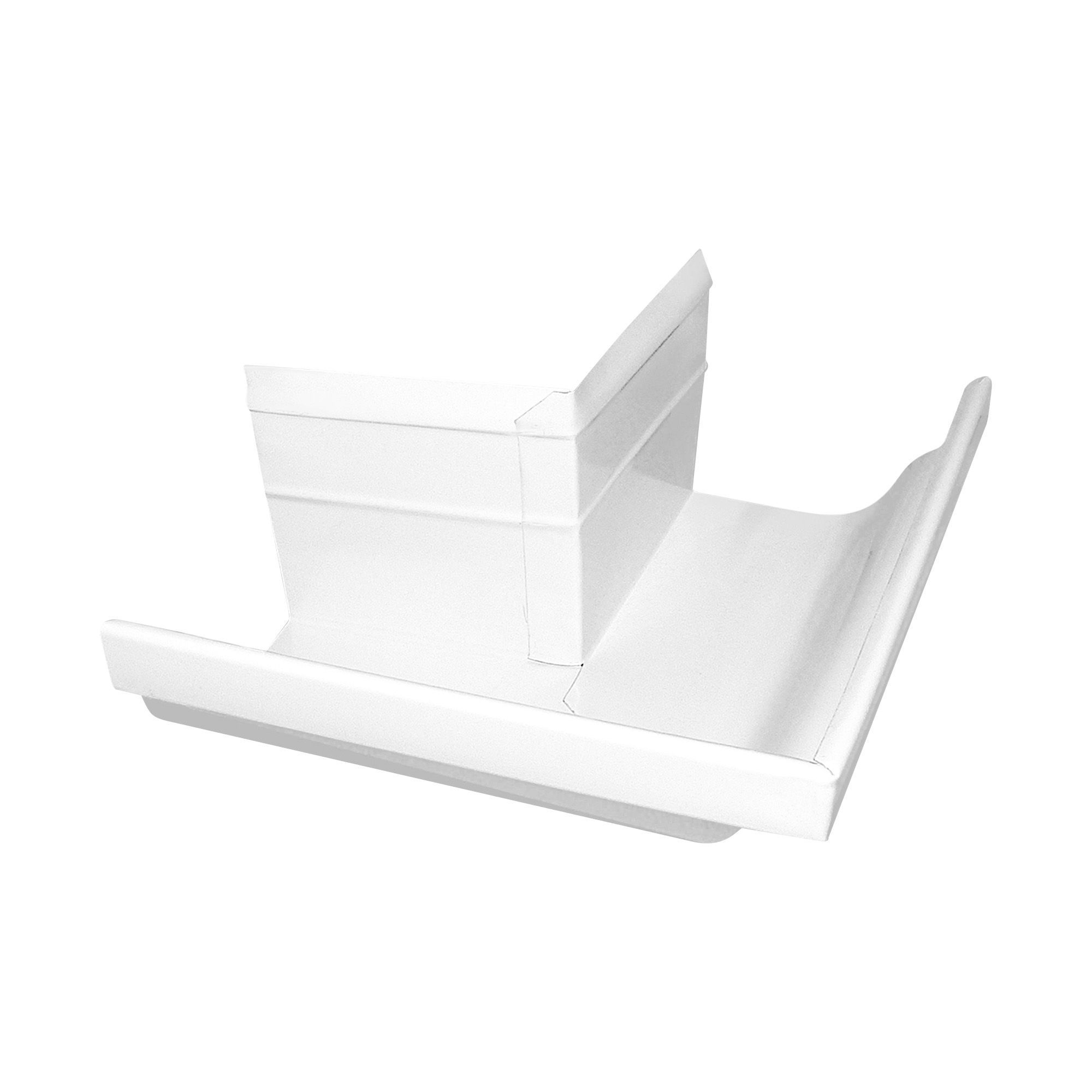 Gutter Exterior Corner - Galvanized Steel - White From Hi-Bak | Potvin ...