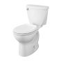 Toilette Cadet 3 FloWise complète en deux pièces, 1,28 gpc/4,8 Lpc, devant rond, avec siège, 10"