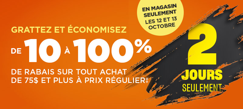 Grattez et économisez