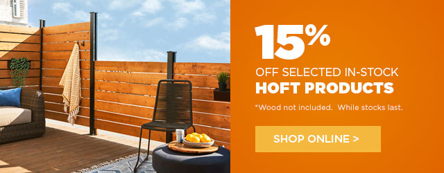 Save 15% on HOFT products - Potvin & Bouchard